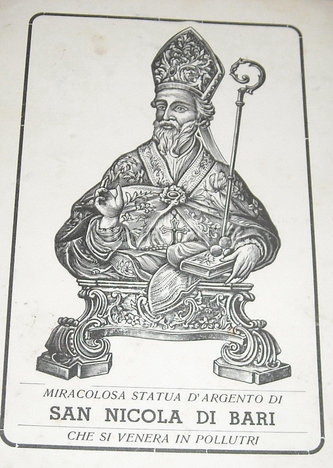 Abruzzo, Chieti, Pollutri, Arte, Scultura, Argenteria, San Nicola Di Bari, Santino, 1922 immagine 1