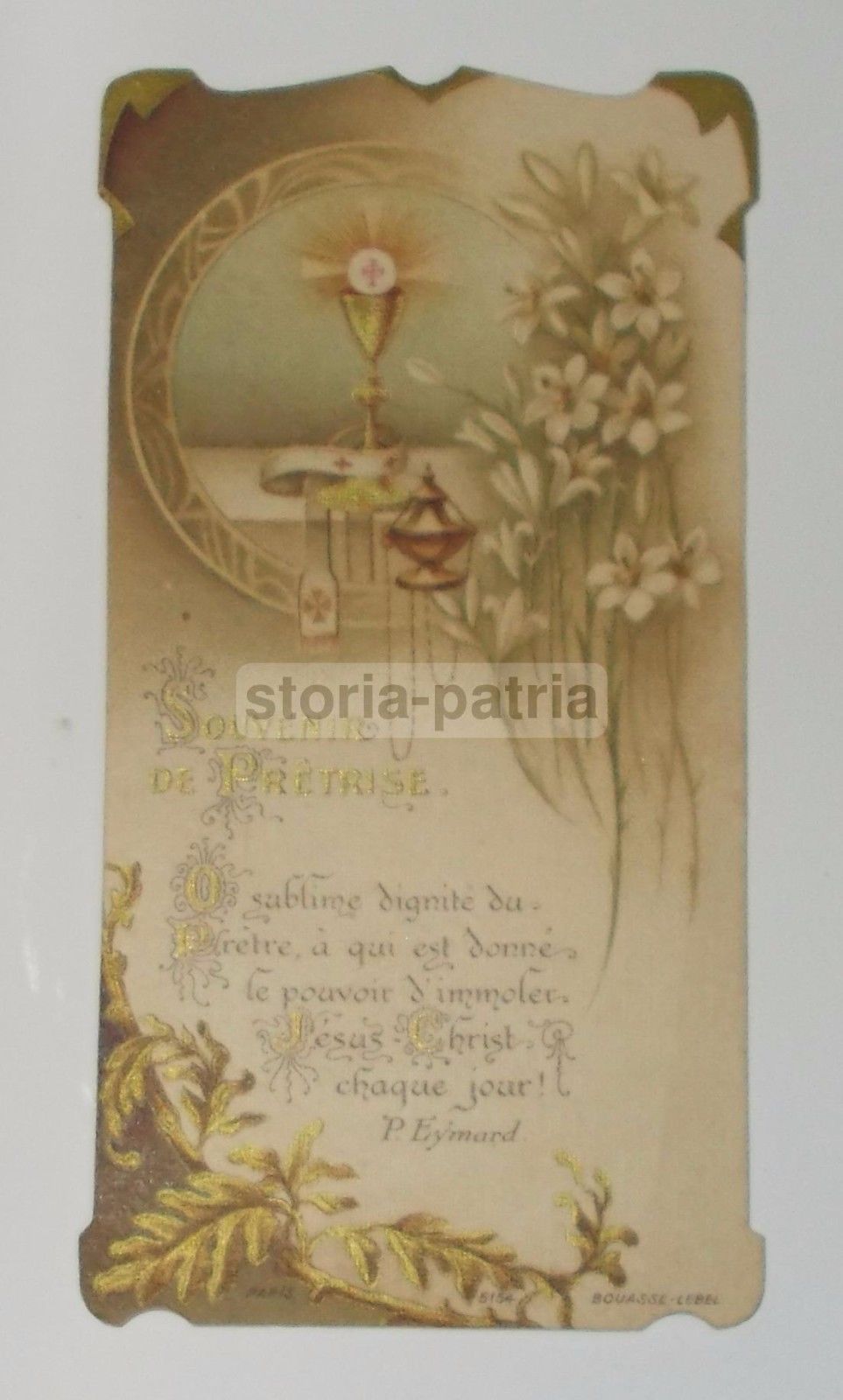 Abruzzo, Chieti, Sacerdozio, Souvenir De Pretrise, Piccola Stampa Devozionale, 1908 immagine 1