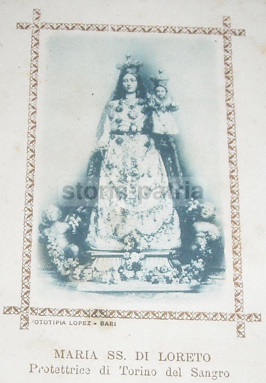 Abruzzo, Chieti, Torino Di Sangro, Stampa Popolare Devozionale, Madonna Loreto, Bari immagine 2