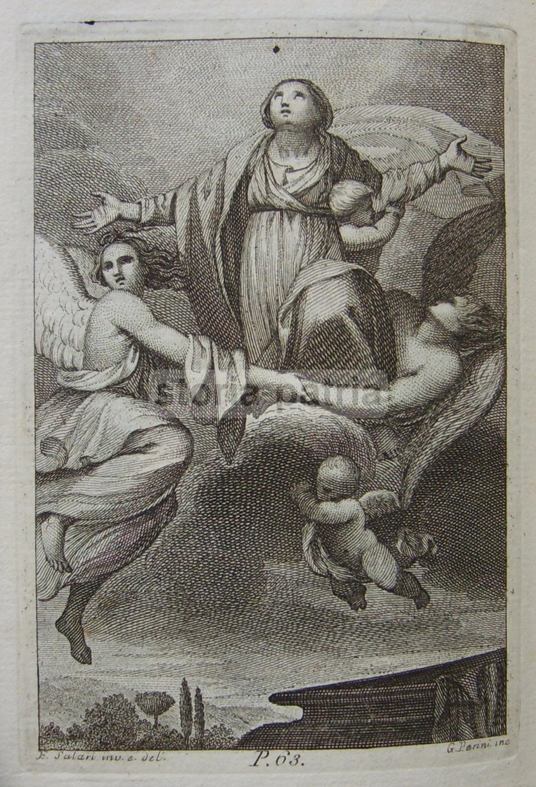 Antico Illustrato Napoletano, Bella Opera Devozionale, San Bonaventura, Incisioni immagine 8