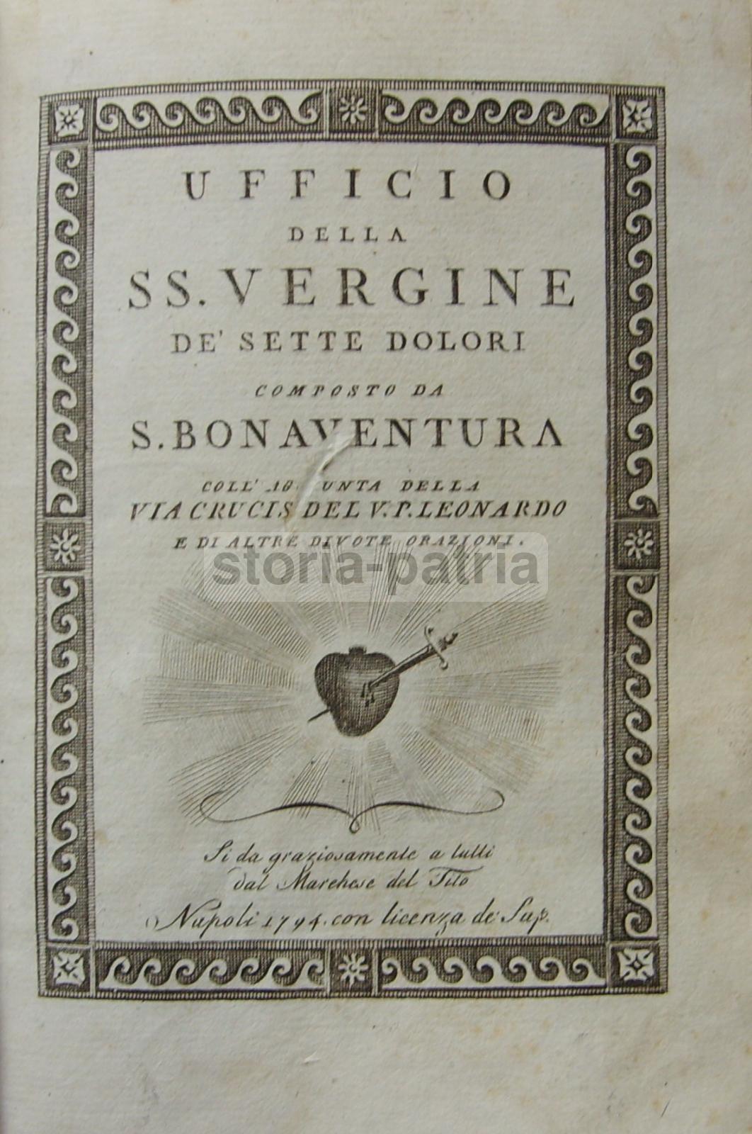 Antico Illustrato Napoletano, Bella Opera Devozionale, San Bonaventura, Incisioni immagine 10