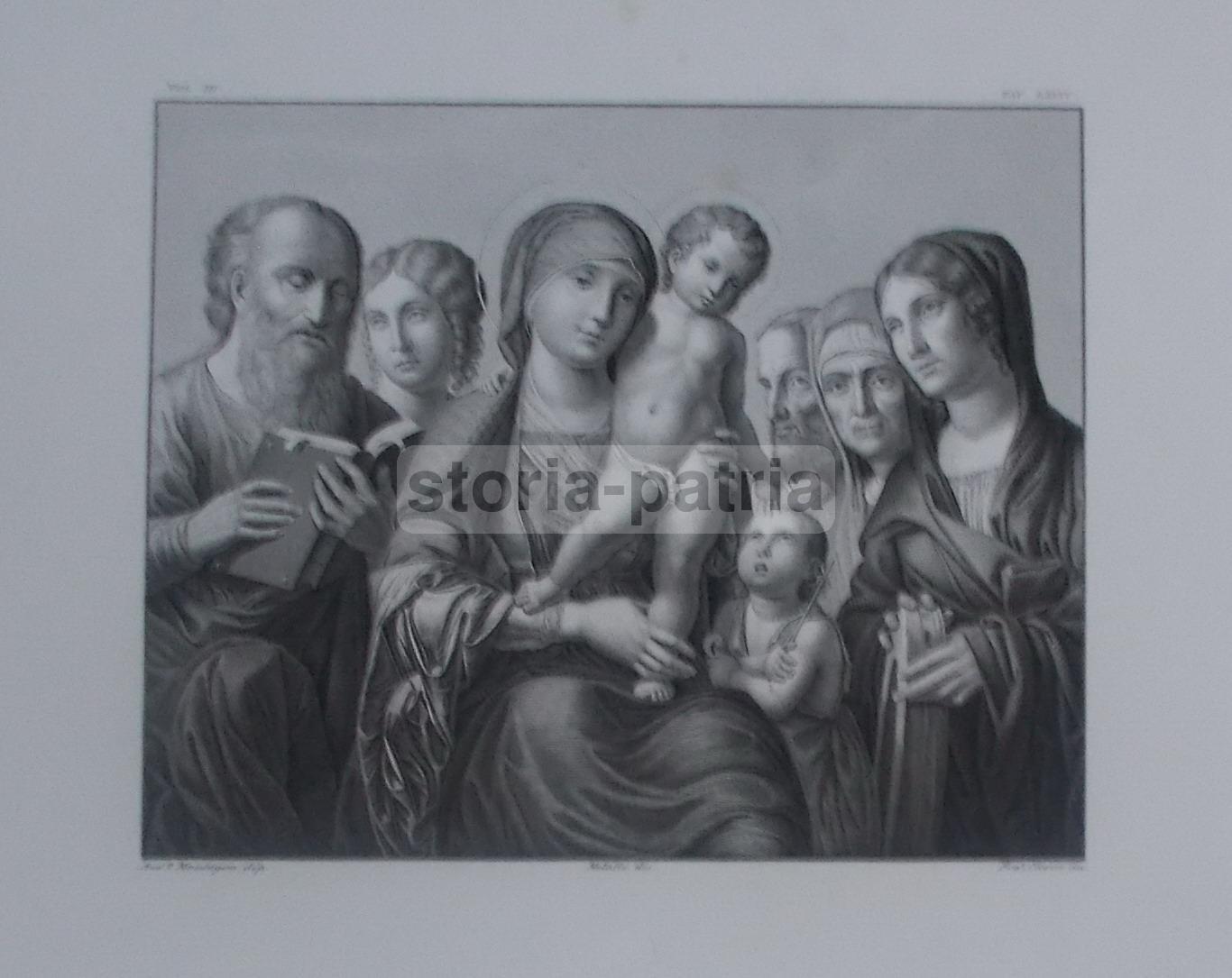 Arte, Animata Scena Devozionale, Madonna Con Bambino, Artista Mantegna, Clerici, 800 immagine 1