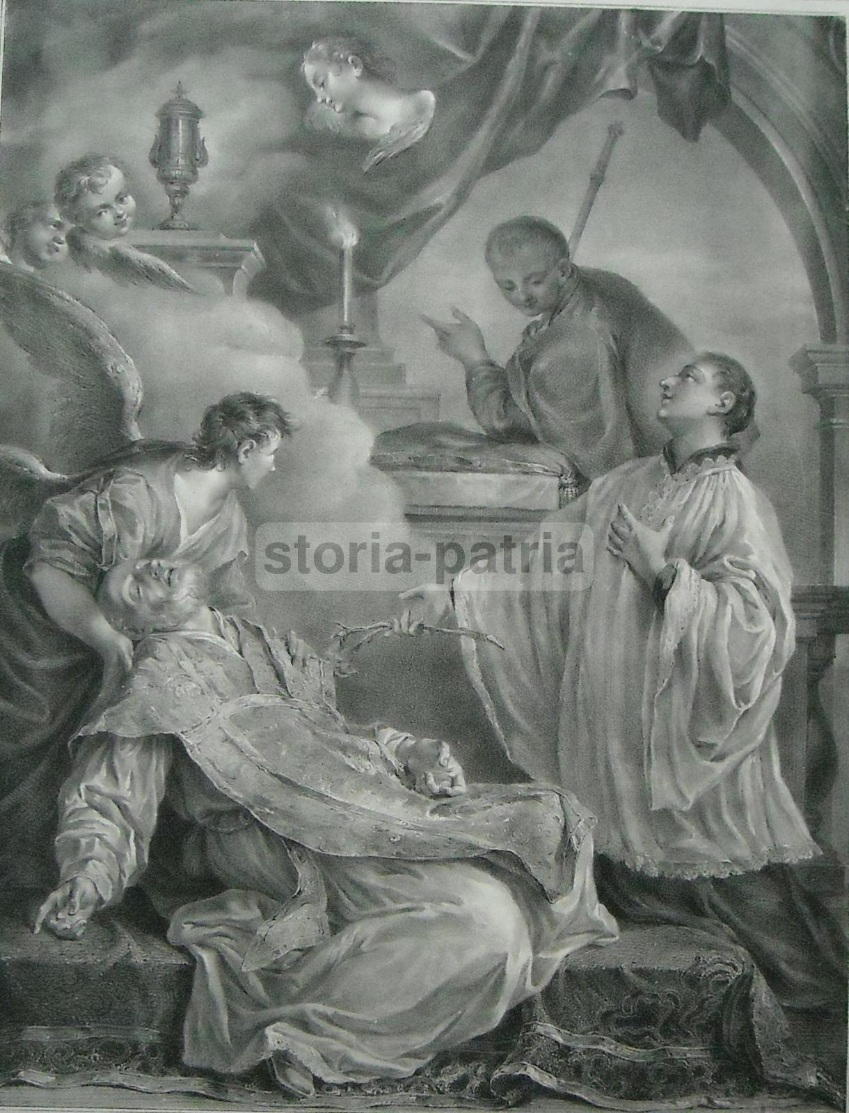 Arte, Antica Stampa Popolare Devozionale, Cignaroli, Wenzel, Crema, Milano, Basilicata immagine 1