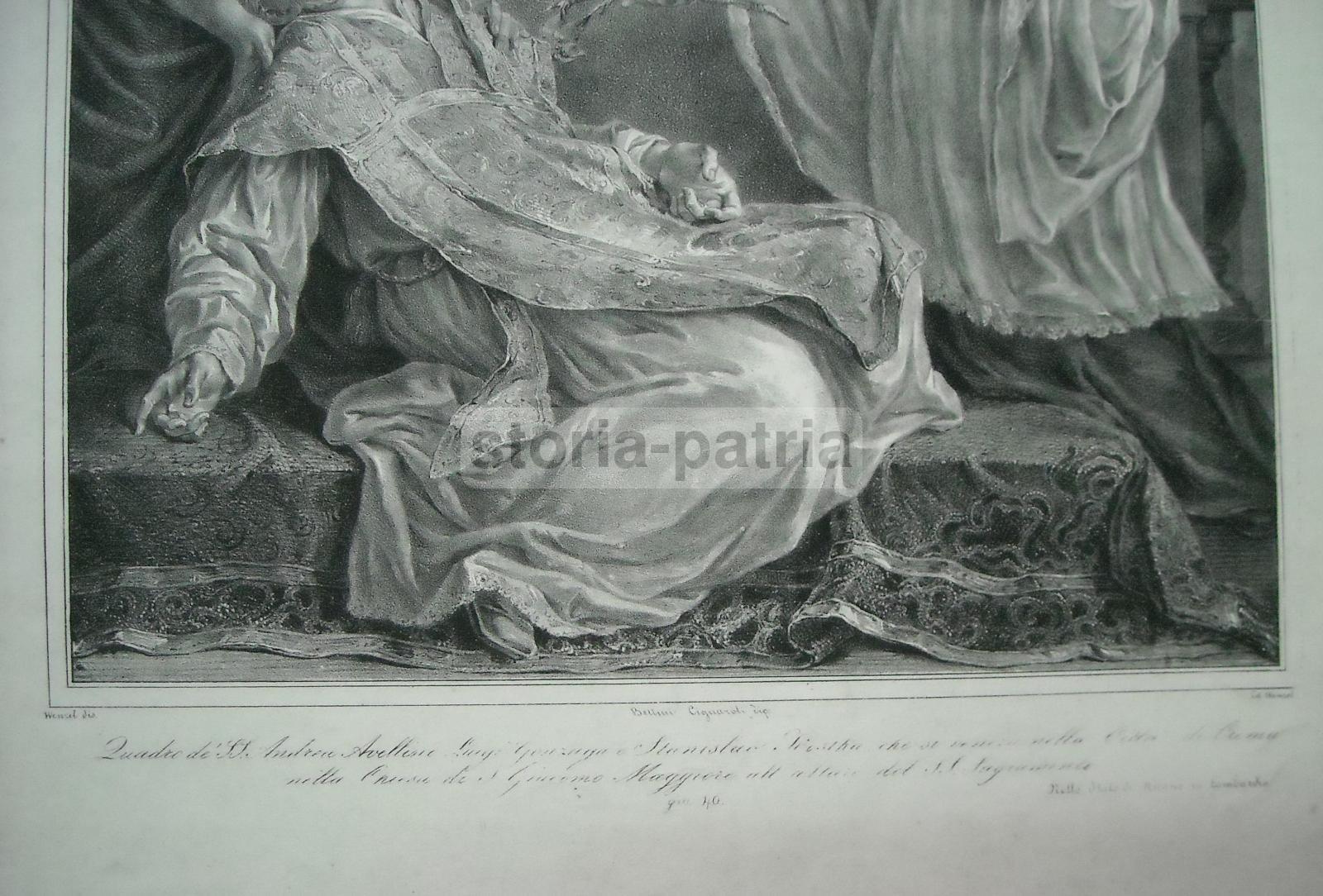 Arte, Antica Stampa Popolare Devozionale, Cignaroli, Wenzel, Crema, Milano, Basilicata immagine 6