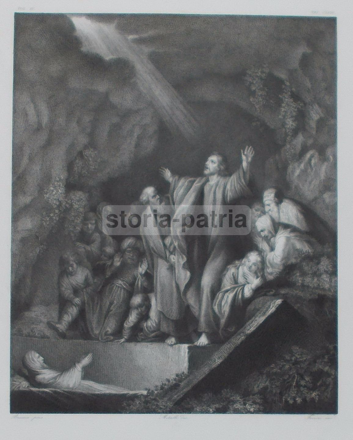 Arte Devozionale, Gesu, Lazzaro, Resurrezione, Bella Scena Artistica, Ferreri, Bramer immagine 2