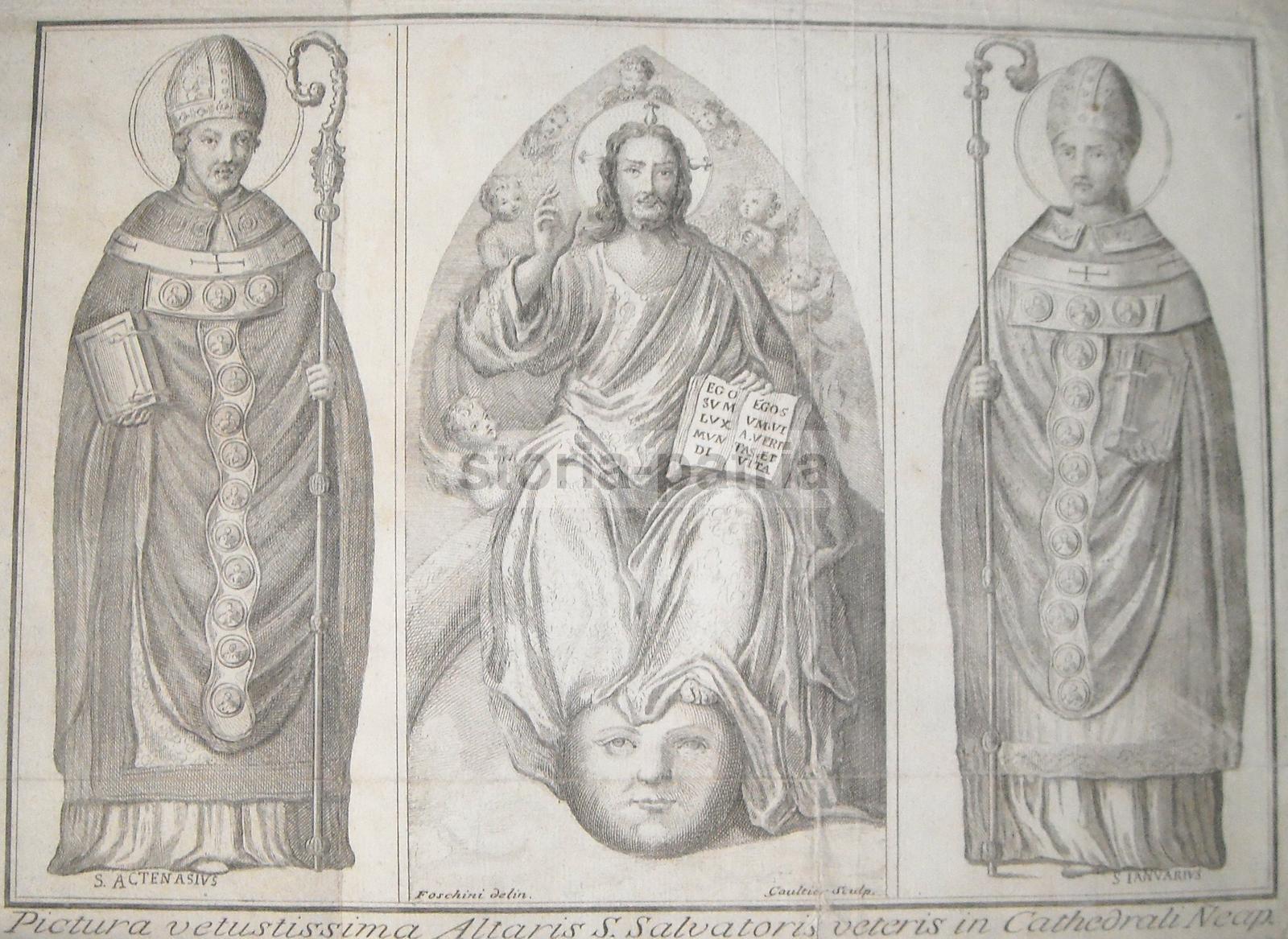 Arte, Pittura, Cattedrale Di Napoli, San Gennaro, S Attanasio, Foschini, Gaultier, 700 immagine 1