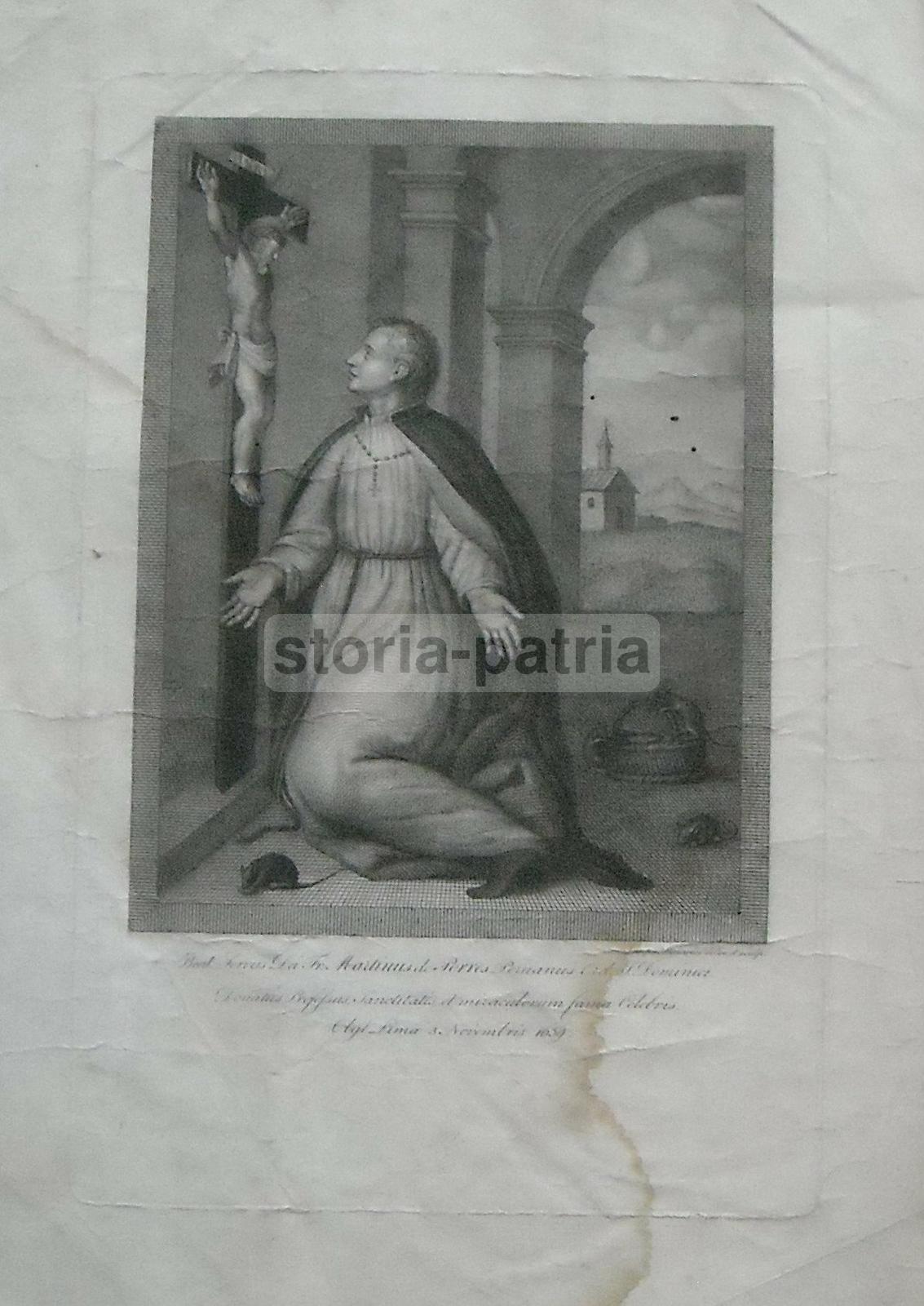 Arte Popolare Devozionale, Martino De Porres, Peru, Lima, Incisore Lazzarini, Topi immagine 4