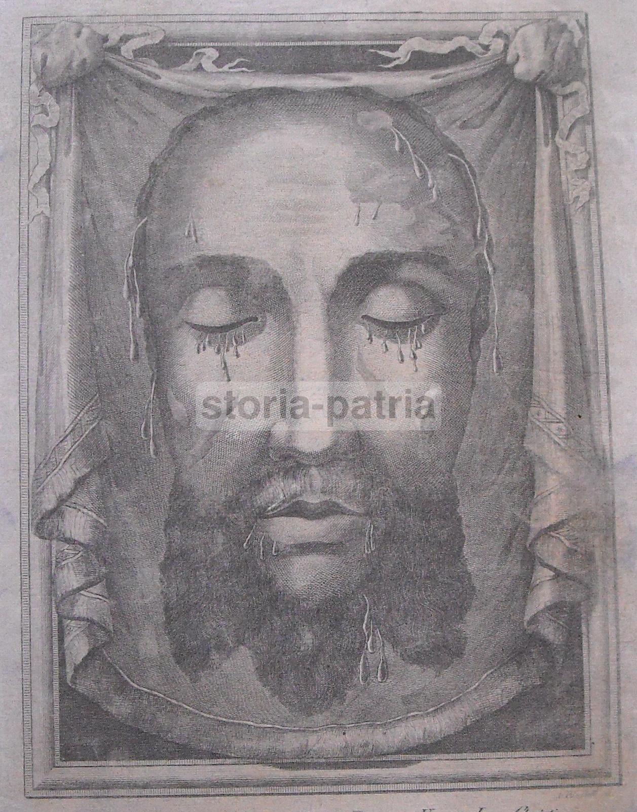 Arte Popolare, Passione Di Gesu, Volto Di Cristo, Stampa Devozionale, Puccinelli immagine 1