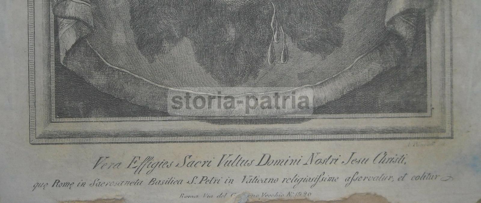 Arte Popolare, Passione Di Gesu, Volto Di Cristo, Stampa Devozionale, Puccinelli immagine 3
