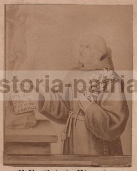 Liguria, Genova, Rivarolo, Antica Stampa Devozionale, Fotografia Originale, Bonifacio immagine 2