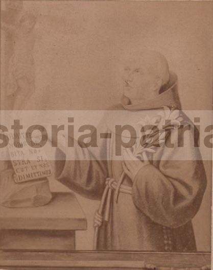 Liguria, Genova, Rivarolo, Antica Stampa Devozionale, Fotografia Originale, Bonifacio immagine 3
