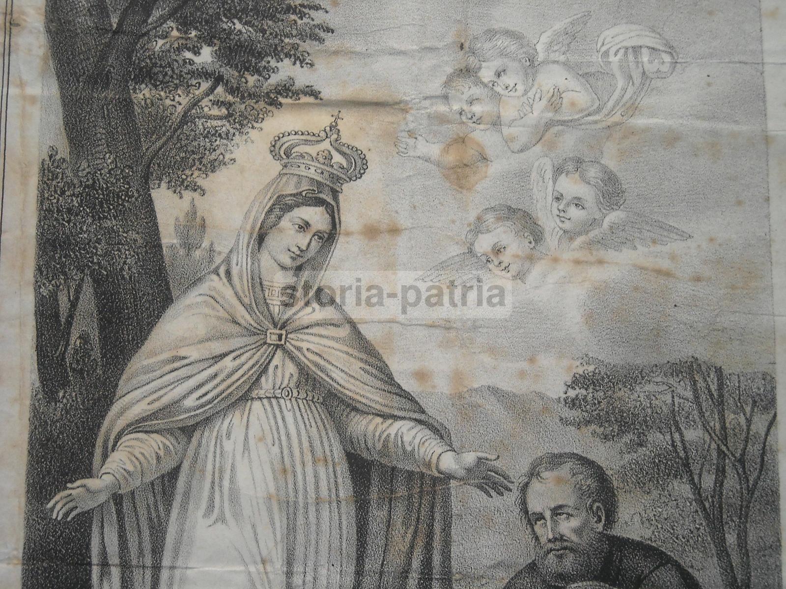 Liguria, Savona, Genova, Napoli, Inusuale Stampa Popolare Devozionale, Lito Dolfino immagine 1