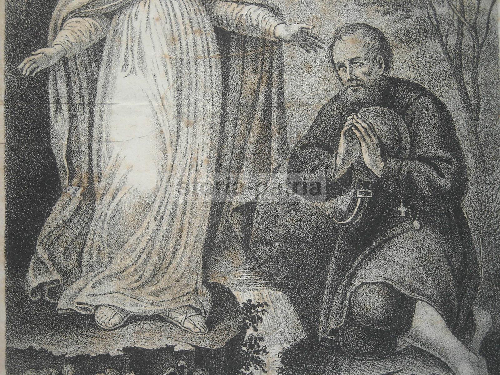 Liguria, Savona, Genova, Napoli, Inusuale Stampa Popolare Devozionale, Lito Dolfino immagine 2