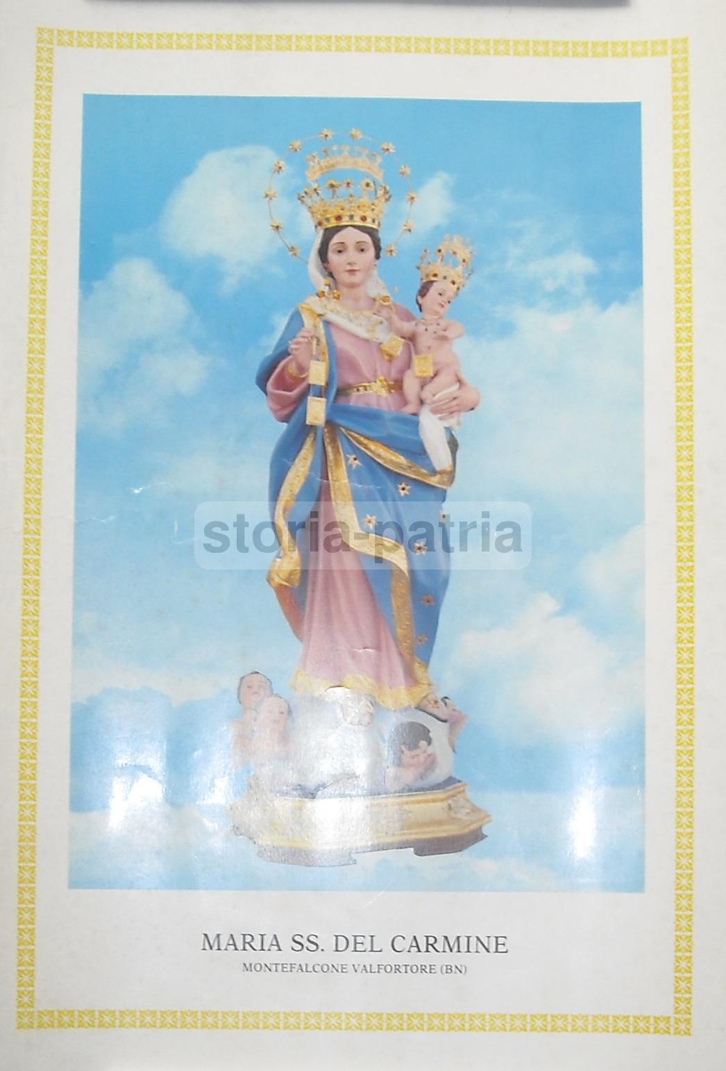 Madonna Del Carmine, Stampa Popolare Devozionale, Montefalcone Valfortore, Sannio immagine 2
