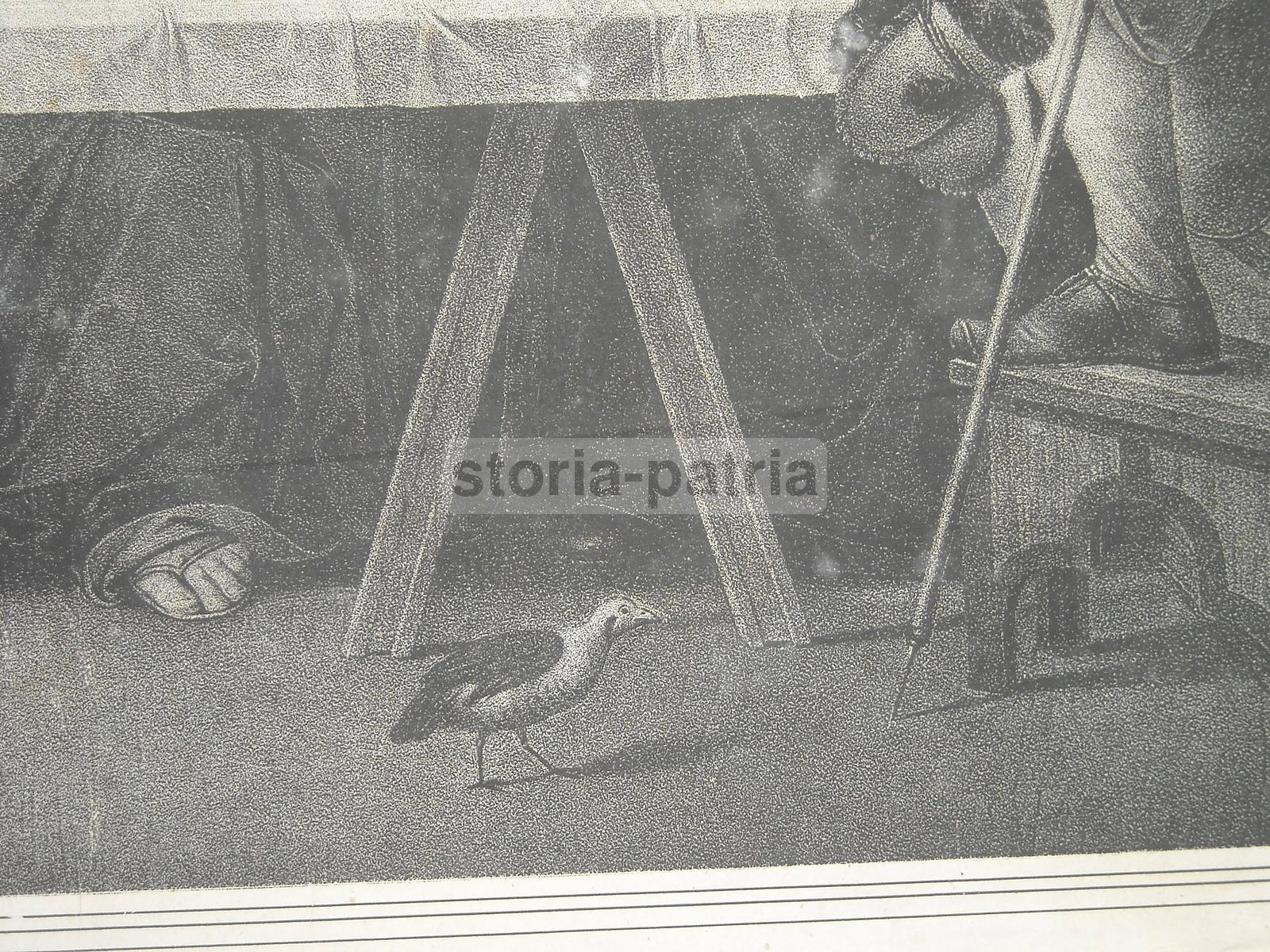 Napoli, Galvani, Grande Stampa Devozionale, Gesu A Tavola, Flachnecher, Bellini, Arte immagine 3