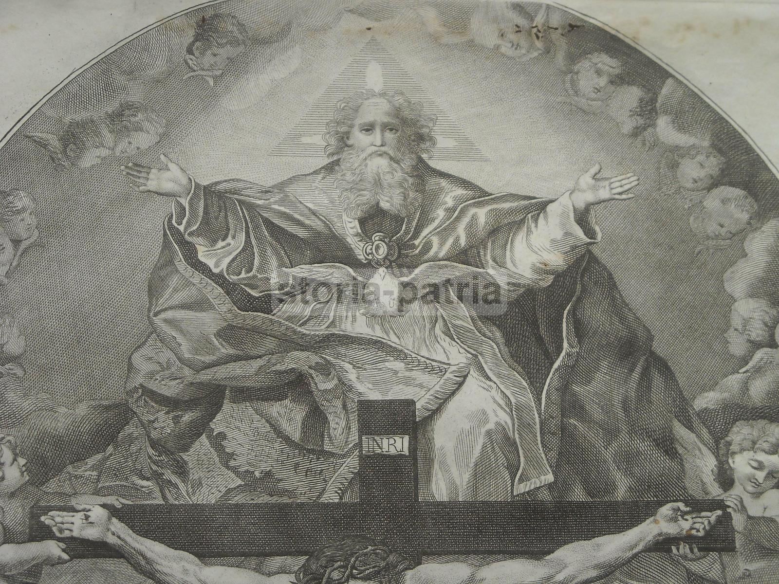 Roma, Stampa Popolare Devozionale, Passione, Crocifissione, Trinita, Filippo Neri immagine 6