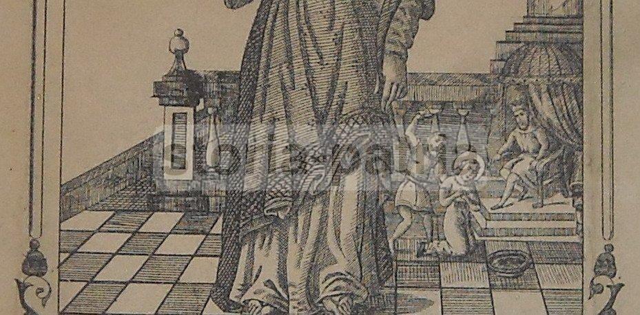 Sicilia, Siracusa, Santa Lucia, Bella Rara Stampa Popolare Devozionale, Ottica, Occhi immagine 2