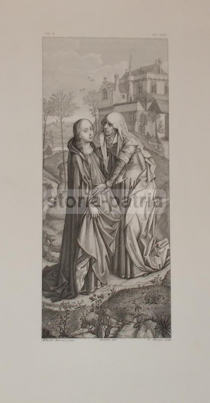 Stampa Popolare Devozionale, Arte Antica, Artisti Durer, Lasinio, Metalli, Incisione immagine 1