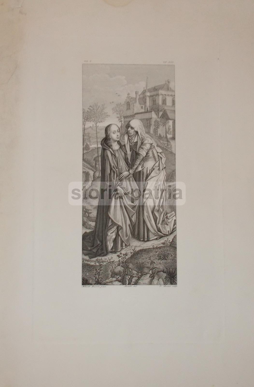 Stampa Popolare Devozionale, Arte Antica, Artisti Durer, Lasinio, Metalli, Incisione immagine 4